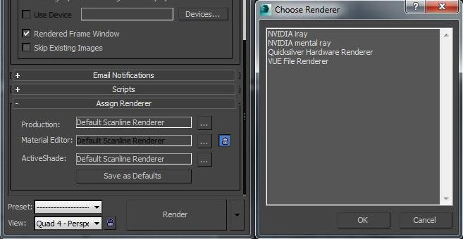 39 Kuvio 20. 3ds Maxin renderöintiasetukset Mental ray on melko yleispätevä renderi, jota käytetään niin arkkitehtuurisissa mallinnuksissa kuin peleissä ja elokuvissakin.
