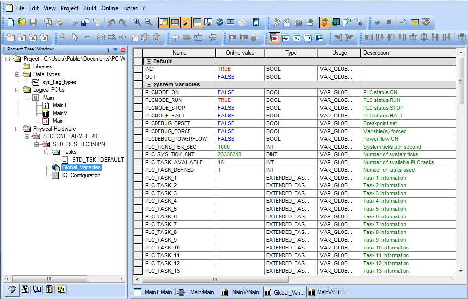 PROFINET STARTER KITIN KÄYTTÖÖNOTTO JA KONFIGUROINTI LIITE 1/23 Aktivoi debug mode KUVA 47. debug moden aktivointi Siirry IEC Programming Workspace -työtilaan KUVA48.