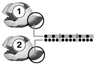 z Pairing eli pariliitos Kypärän 1 kommunikaatiojärjestelmän pois päältä Kypärän 2 kommunikaatiojärjestelmän pois päältä 8 91 Etsittävän kypärän 2 vihreä LED vilkkuu kaksi kertaa tiheämmin kuin