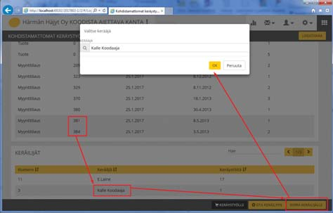 Nimikkeiden CSV-tiedostoon vienti osaa poistaa nyt rivivaihdot aineistosta.