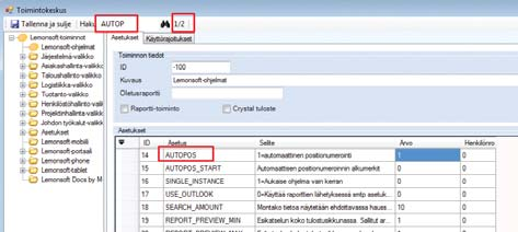 YLEISIÄ MUUTOKSIA Työlistaan on muutettu tyyli ja porautuminen myyntitilaukselle ja asiakastapahtumaan. Porautuminen tapahtuu listan + merkistä avattavalta lisätietoriviltä.