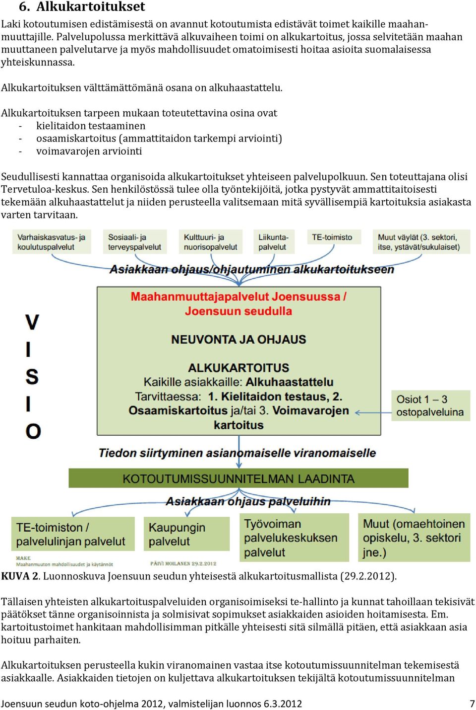 Alkukartoituksen välttämättömänä osana on alkuhaastattelu.