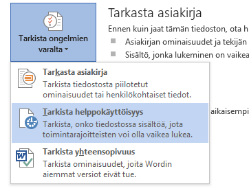 Word, pdf ja muut dokumenttimuodot Käytä tyylejä dokumentin rakenteen ja ulkoasun muokkaamiseen!