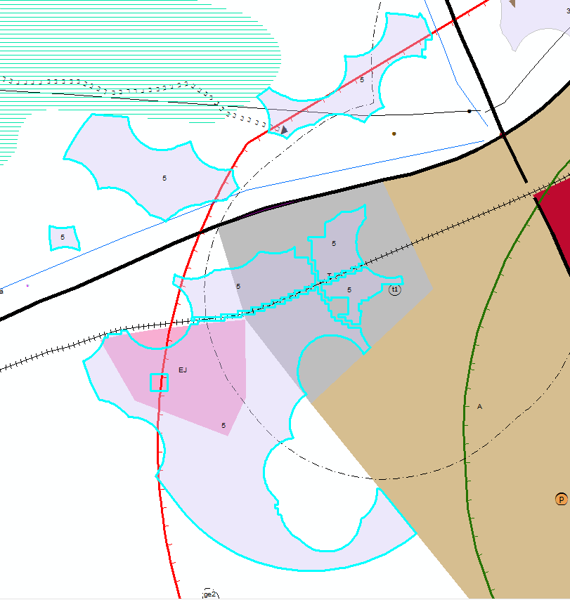 Alue 5, Kankaanpää Pienin 2ha suuruinen alue tien pohjoispuolella jätetään tarkastelusta pois.
