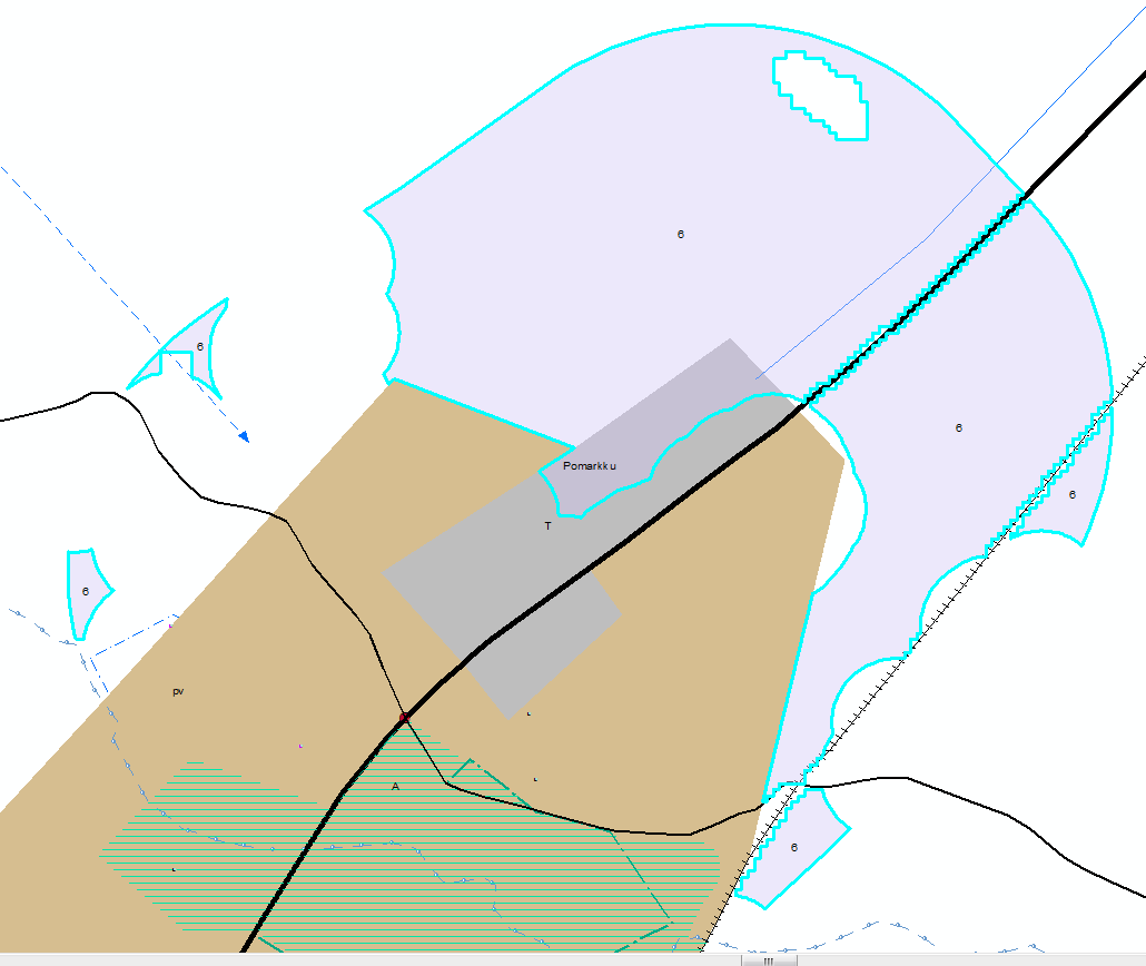 Alue 6, Pomarkku Kolme pienintä aluetta