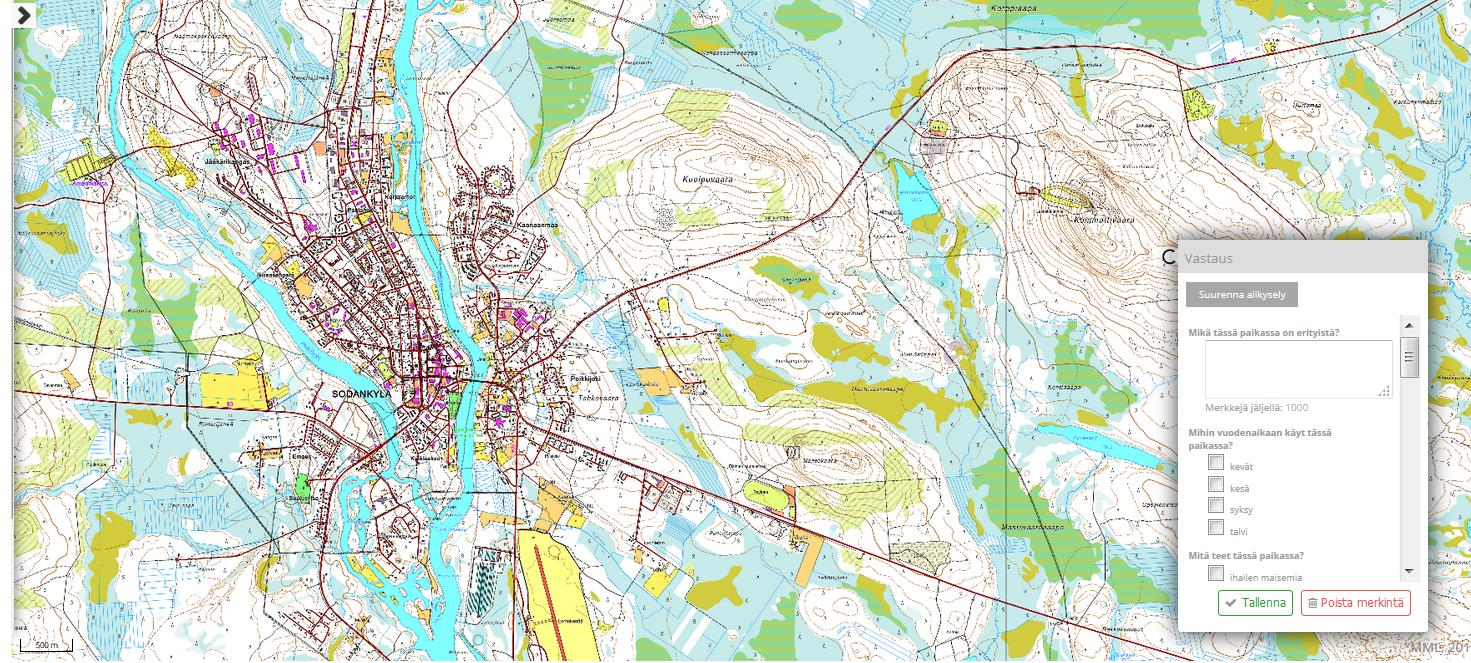 PAIKKATIEDON KÄYTTÖMAHDOLLISUUDET