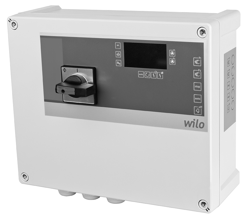 Pioneering for You Wilo-Control S-L 2x4kW de en fr es it pt nl da sv fi el Einbau- und Betriebsanleitung Installation and operating instructions Notice de montage et de mise en service Instrucciones