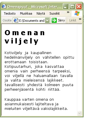 Isot/pienet kirjaimet - text-transform Kuvaus: -Tekstin muuntaminen pienistä kirjaimista isoihin ja päinvastoin.