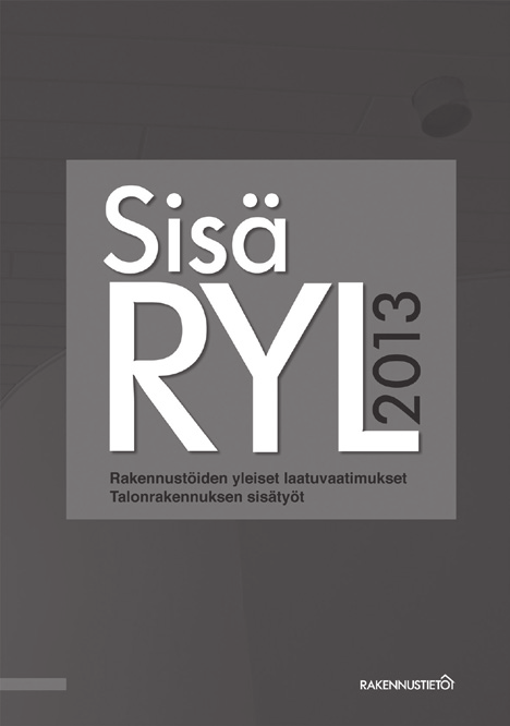 MaalausRYL 87. Uudis- ja huoltomaalauksen käsittely-yhdistelmät. 1987. MaalausRYL 2001. Maalaustöiden yleiset laatuvaatimukset ja käsittely-yhdistelmät. RT 14-10754. MaalausRYL 2012.