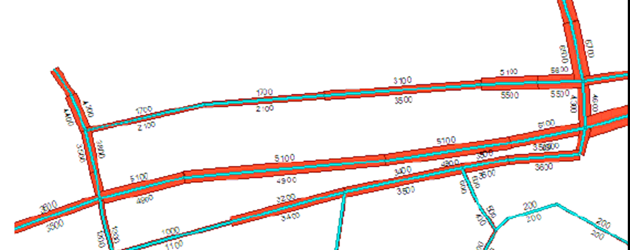 21 4.3. Tie- ja katuverkon nykyinen liikennekuormitus Teollisuustien liikennemäärä on suunnitellun liikekeskuksen liittymän kohdalla noin 3000 4000 autoa / vuorokausi.