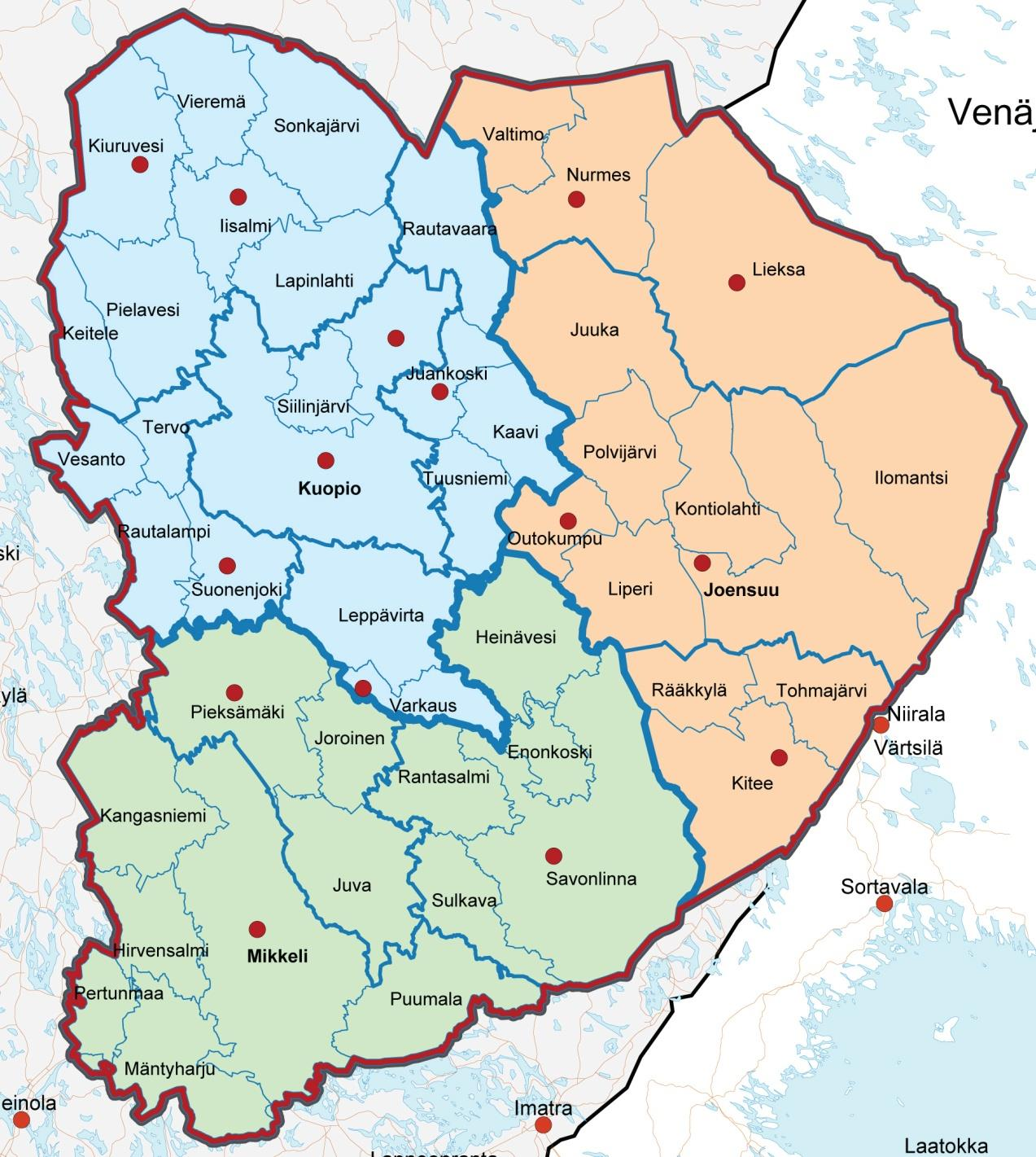 Itä-Suomen aluehallintovirasto Toimialue