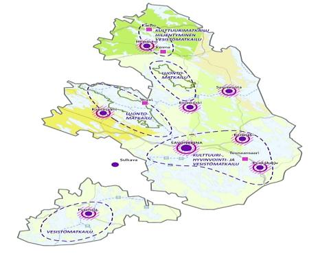 S a v o n l i n n a n s e u d u n ALUERAKENNEMENU Kuhakeitto Ahvenkukko Neulamuikut Monikeskuksinen Savonlinna ja omavaraiset kuntakeskukset