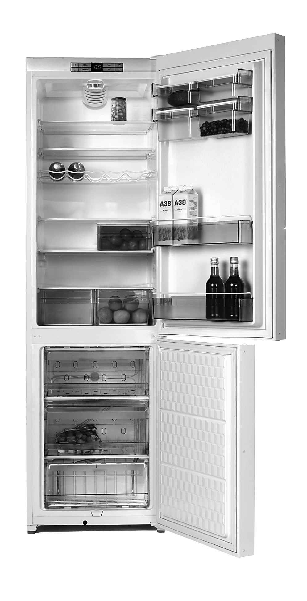 Description of the refrigerator/freezer GB The refrigerator/freezer is intended for use in a normal household. It is designed for temperature class SN-T in accordance with European standard EN 153.