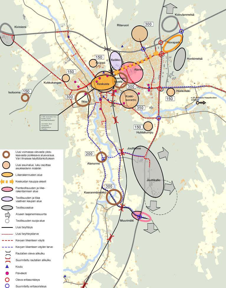 Yleiskaavoituksen tavoitteet Alueelle laaditaan oikeusvaikutteinen osayleiskaava.