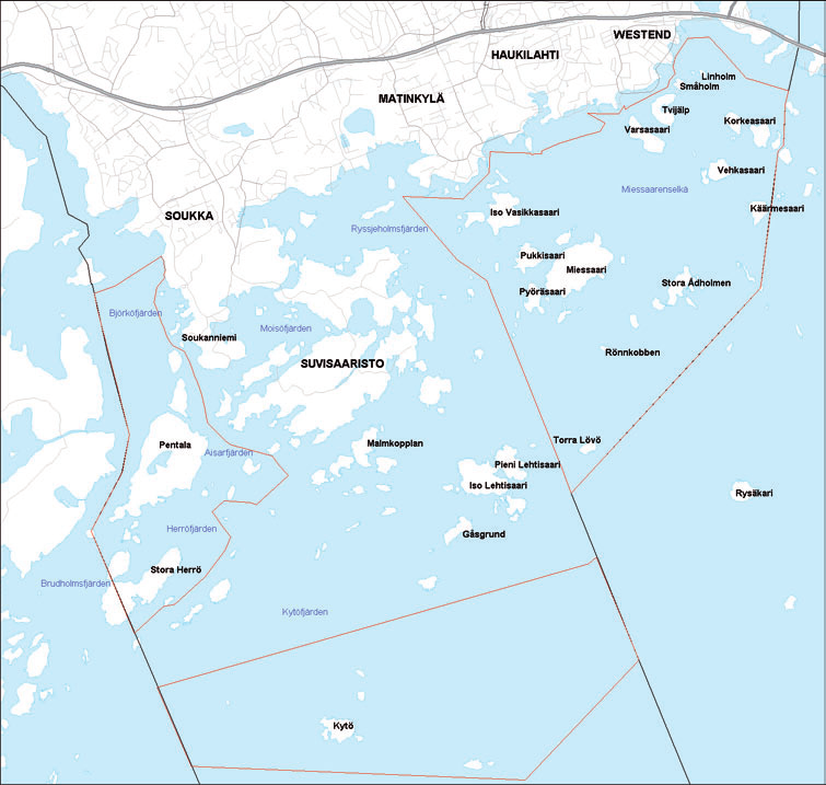 JOHDANTO Tässä selvityksessä on kerätty lähtötietoja Espoon saariston osayleiskaavan tavoitteiden määrittämistä varten. Selvityksessä on tehty saarikohtainen tarkastelu osayleiskaavan alueelta.