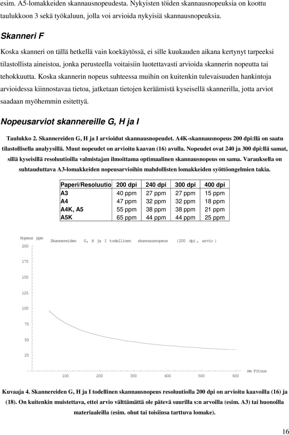 nopeutta tai tehokkuutta.