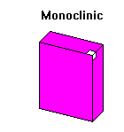 Examples Triclinic has no axis of rotation.