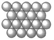 1.3 Kiderakenteista 1.3.3 Kiderakenteet: tiheä pakkaus On helppo tulla vakuuttuneeksi, että 2D:ssä pallojen tihein mahdollinen pakkaus on heksagonaalinen rakenne Sidosten välinen kulma tarkalleen 60