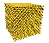 Crystalline Solid Single crystal has an atomic structure that repeats periodically across its whole volume.