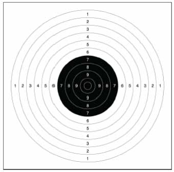 Vyöhykkeiden arvot 1... 9 on painettu pysty- ja vaakatasoihin suorassa kulmassa toisiinsa nähden. 10-vyöhykettä ei numeroida.