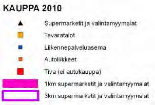 17 Kaupan palvelut Lohjan päivittäistavarakaupan ja erikoiskaupan palvelut keskittyvät Lohjan keskustaan sekä nauhataajaman alueelle ja siellä etenkin Tynninharjun ja Lempolan kauppakeskittymiin.