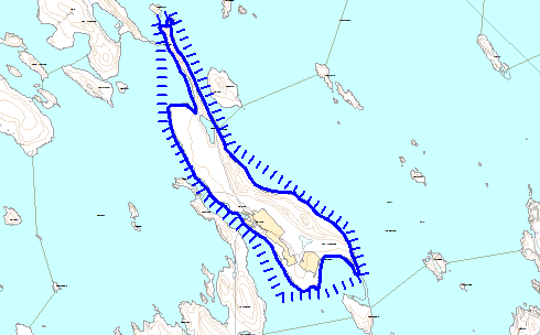 Kuopion kaupunki 8 (16) Kuvassa 3 on esitetty valtion ympäristöhallinnon rajaus pohjavesialueesta, jossa pohjavesialueen rajaus on merkitty sinisellä katkoviivalla ja varsinaisen muodostumisalueen