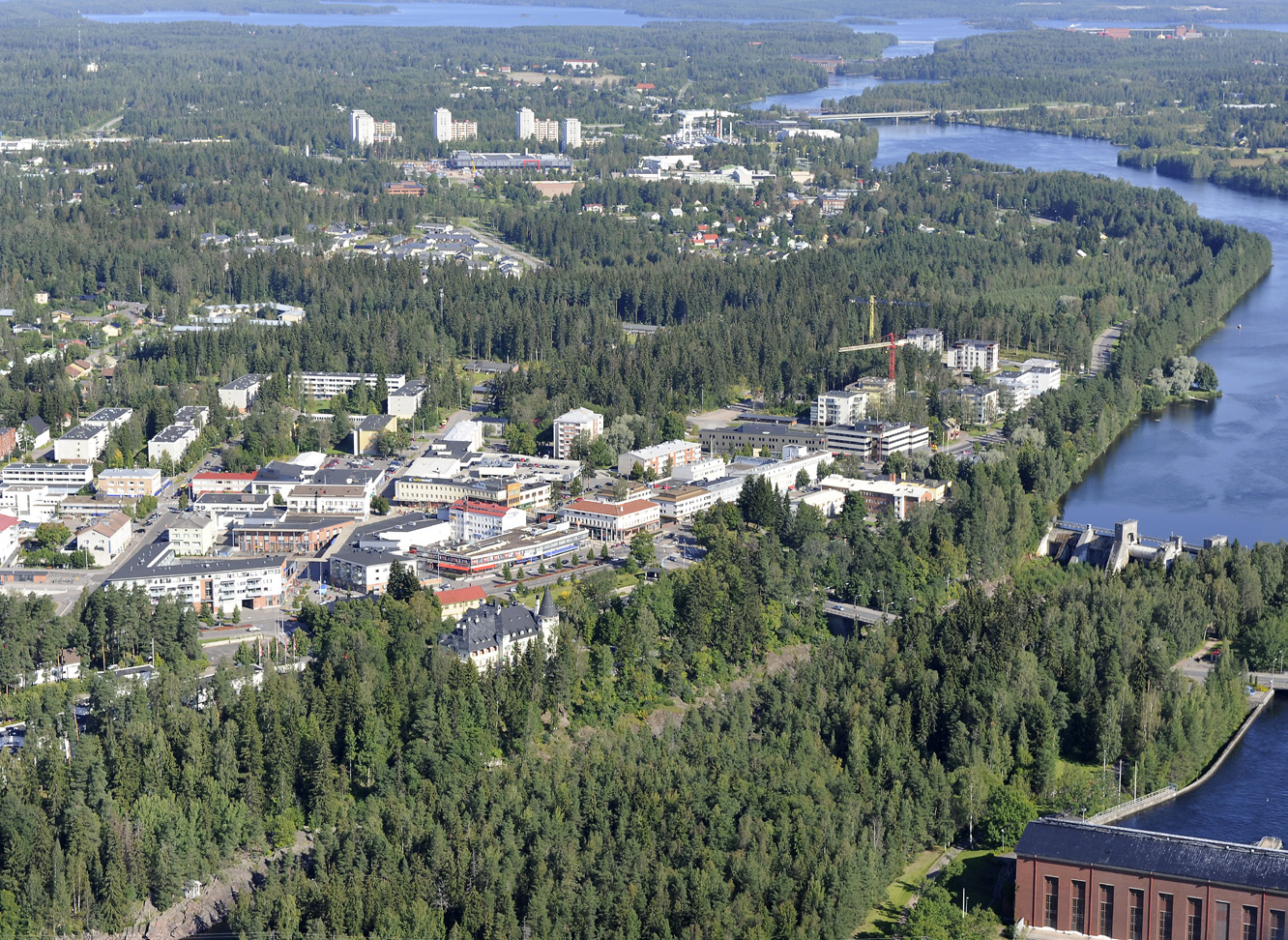 Arto Hämäläinen Kuva 25. Imatrankosken keskustan aluetta Lappeenrannan suunnalta tultaessa Arto Hämäläinen Kuva 26.