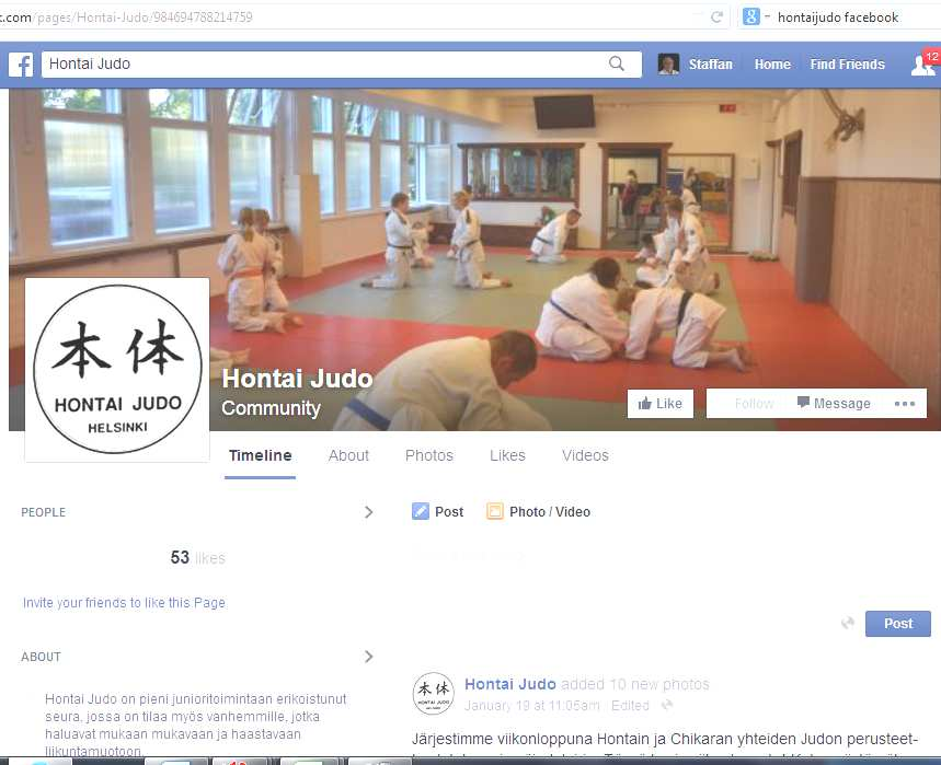 12 / 12 TIEDOTUS www.hontaijudo.