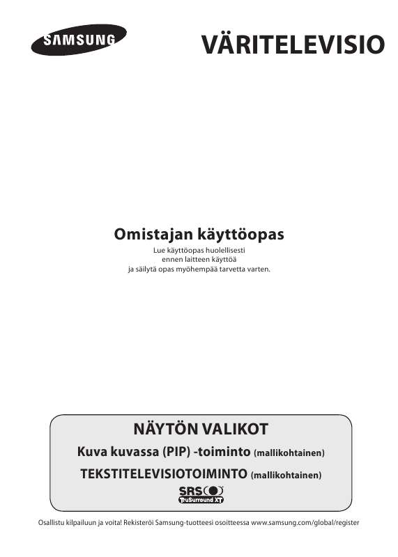 Voit lukea suosituksia käyttäjän oppaista, teknisistä ohjeista tai asennusohjeista tuotteelle.