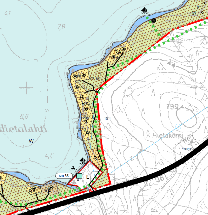 Yleiskaava Emäjoen vesistön rantayleiskaava (hyväksytty 2004) Muutosalue Kaavamuutosalue kuuluu Emäjoen