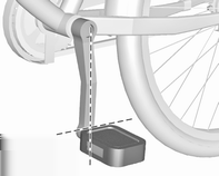 Säilytys 61 Paina vapautusvipua ja vedä pyöräkiinnikkeet ulos. Polkupyörän valmistelu kiinnitystä varten Ota poljinpidikkeet pois poljintelineistä.