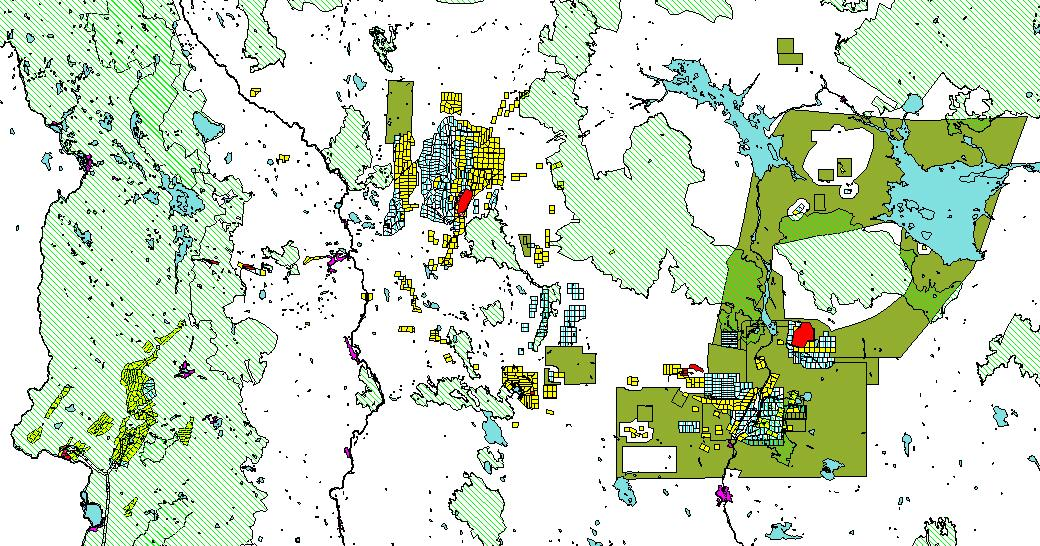 KAIVOSREKISTERI JA NATURA-ALUEET KESKI-LAPISSA NATURA TORNIOJOEN VALUMA-ALUE EI TOD.