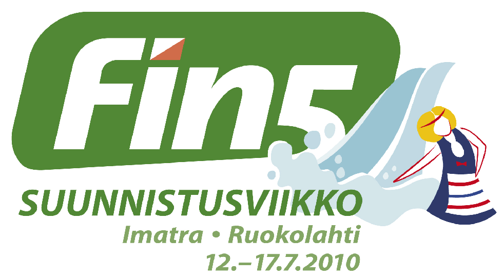 Fin5 suunnistusviikolle. 25 kertaa osallistuneet palkitaan muistopalkinnolla 1. ja 2. osakilpailuvoittajien palkintojenjaon yhteydessä keskiviikkona 14.7. Imatralla Inkerinaukiolla.