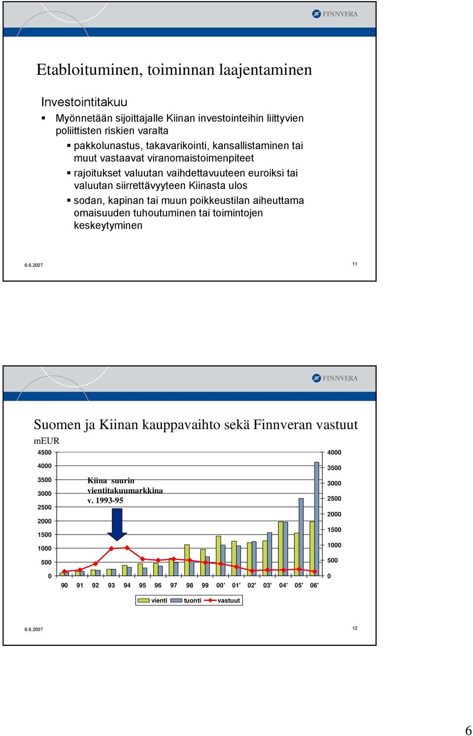 poikkeustilan aiheuttama omaisuuden tuhoutuminen tai toimintojen keskeytyminen 6.