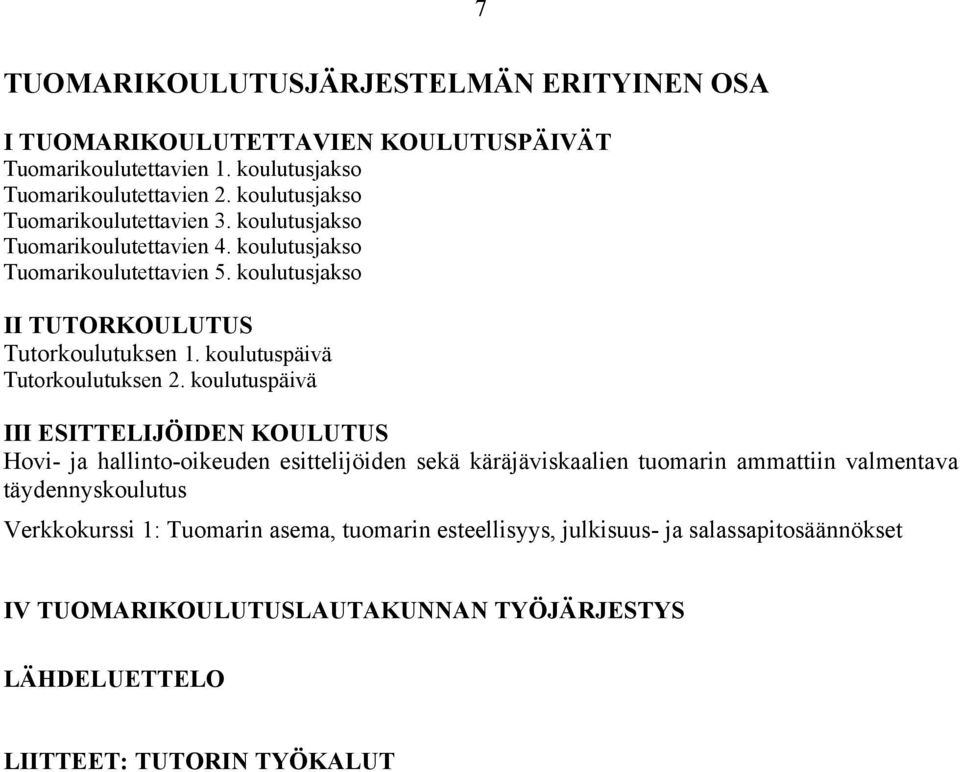 koulutuspäivä Tutorkoulutuksen 2.