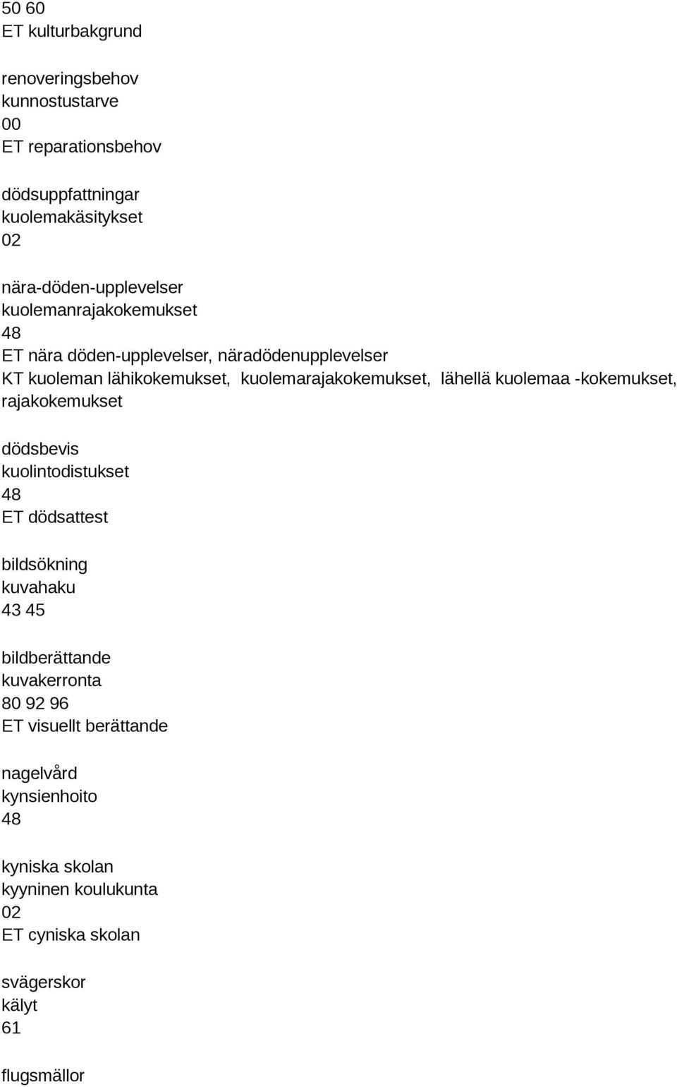 kuolemarajakokemukset, lähellä kuolemaa -kokemukset, rajakokemukset dödsbevis kuolintodistukset ET dödsattest bildsökning kuvahaku 43