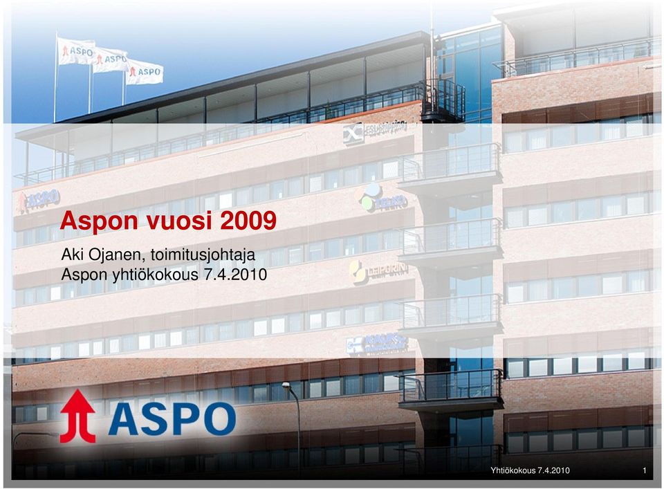 Aspon yhtiökokous 7.4.