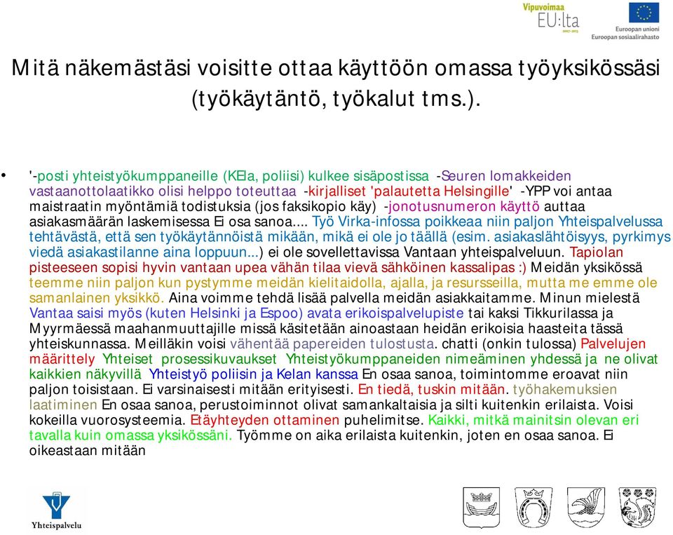 myöntämiä todistuksia (jos faksikopio käy) -jonotusnumeron käyttö auttaa asiakasmäärän laskemisessa Ei osa sanoa.
