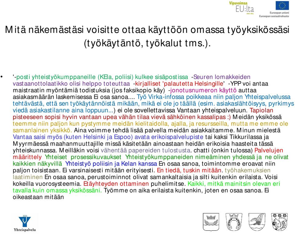 myöntämiä todistuksia (jos faksikopio käy) -jonotusnumeron käyttö auttaa asiakasmäärän laskemisessa Ei osa sanoa.