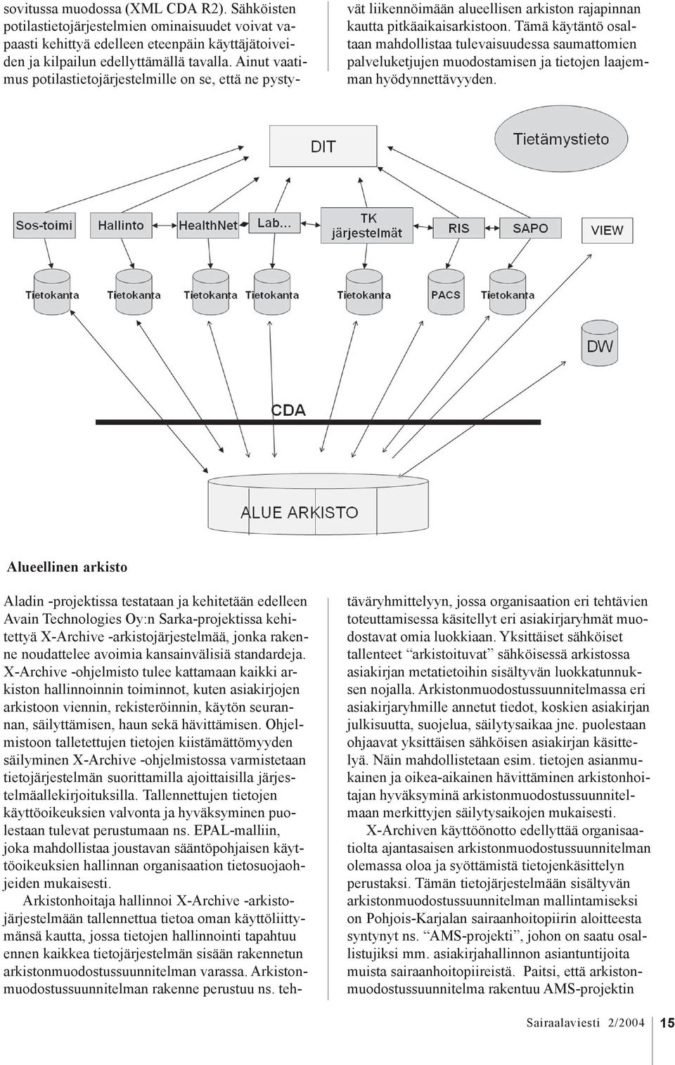 Tämä käytäntö osaltaan mahdollistaa tulevaisuudessa saumattomien palveluketjujen muodostamisen ja tietojen laajemman hyödynnettävyyden.