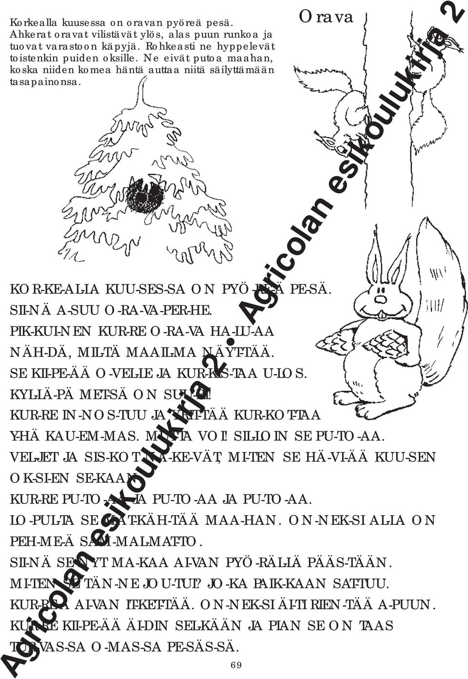 PIK-KUI-NEN KUR-RE O-RA-VA HA-LU-AA NÄH-DÄ, MIL-TÄ MAAIL-MA NÄYT-TÄÄ. SE KII-PE-ÄÄ O-VEL-LE JA KUR-KIS-TAA U-LOS. KYL-LÄ-PÄ MET-SÄ ON SUU-RI!