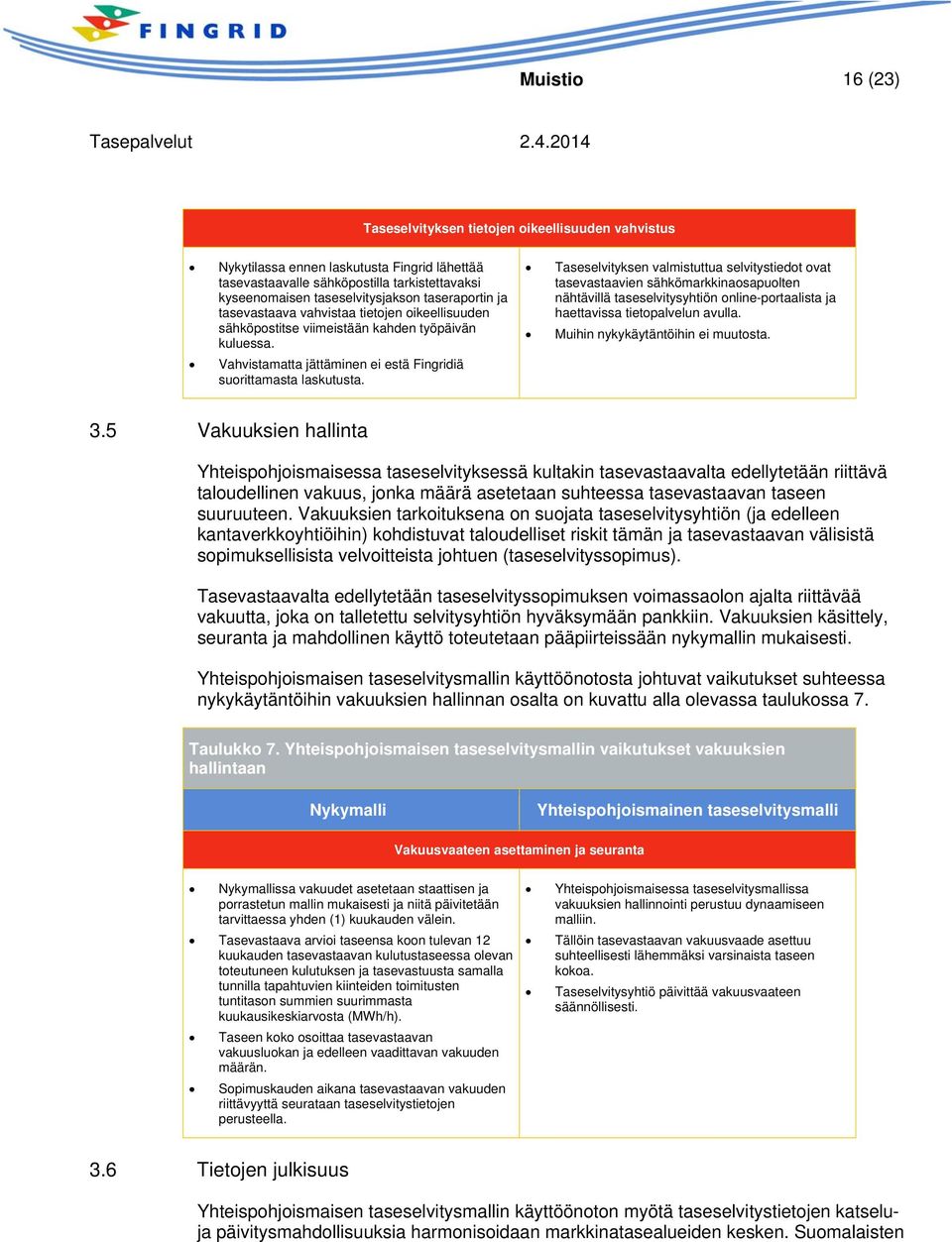 Taseselvityksen valmistuttua selvitystiedot ovat tasevastaavien sähkömarkkinaosapuolten nähtävillä taseselvitysyhtiön online-portaalista ja haettavissa tietopalvelun avulla.