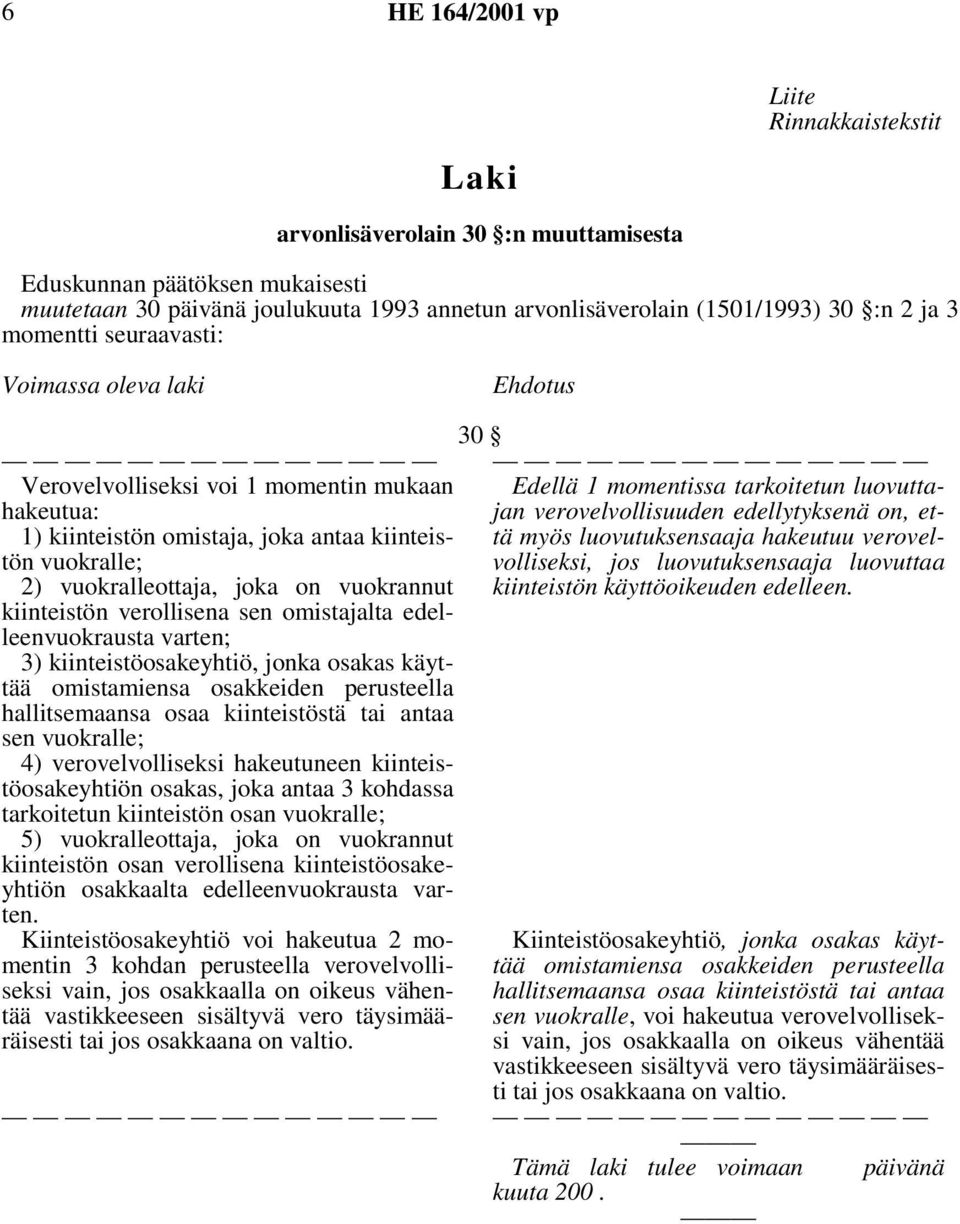 vuokrannut kiinteistön verollisena sen omistajalta edelleenvuokrausta varten; 3) kiinteistöosakeyhtiö, jonka osakas käyttää omistamiensa osakkeiden perusteella hallitsemaansa osaa kiinteistöstä tai