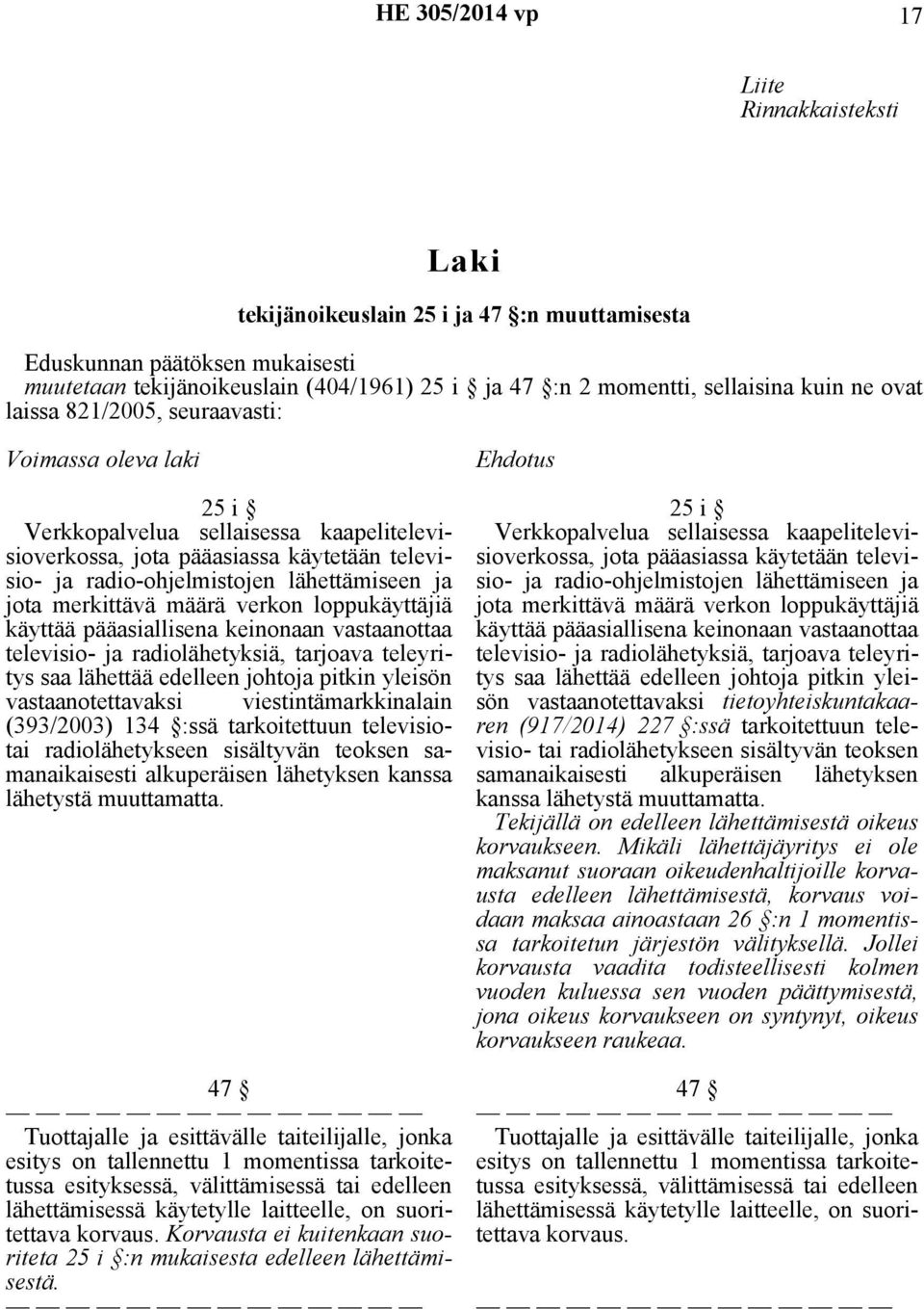 jota merkittävä määrä verkon loppukäyttäjiä käyttää pääasiallisena keinonaan vastaanottaa televisio- ja radiolähetyksiä, tarjoava teleyritys saa lähettää edelleen johtoja pitkin yleisön