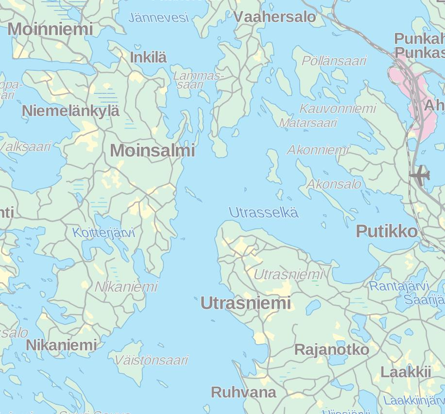 SAVONLINNAN KAUPUNKI OSAYLEISKAAVAN MUUTOKSEN SELOSTUS, LUONNOS PUNKAHARJUN PIHLAJAVEDEN OSAYLEISKAAVAN MUUTOS TILOILLE 740-535-13-15 JA 740-559-3-66. Sijaintikartta Punkaharjun Pihlajavedeltä.