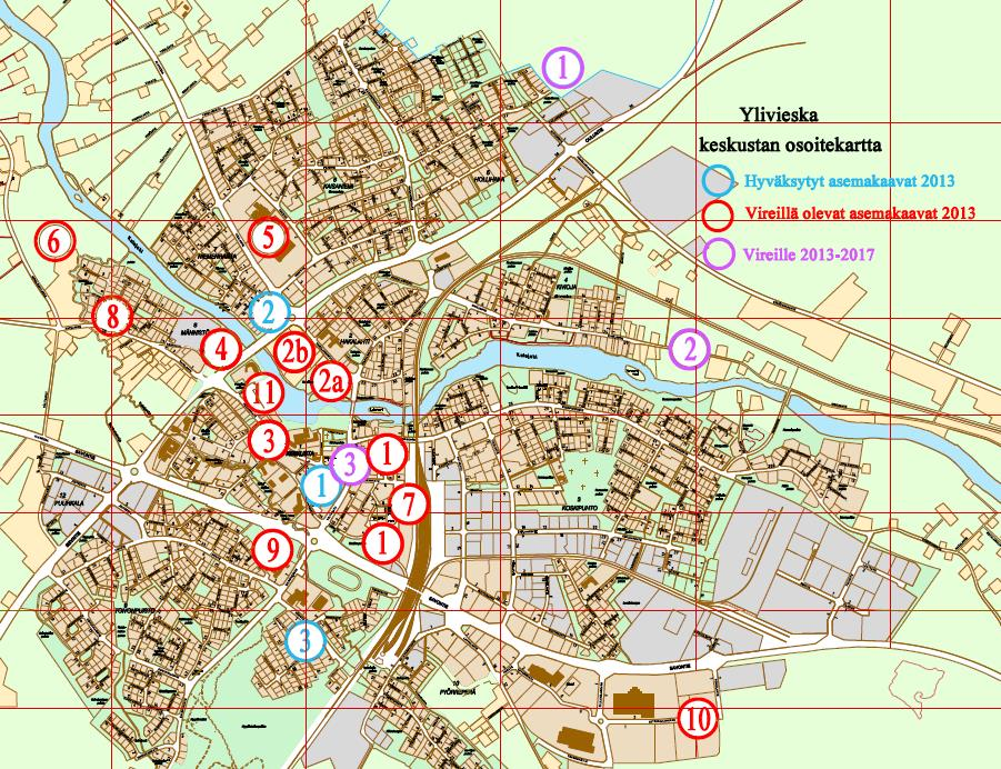 18 ASEMAKAAVOITUKSEN Hyväksytyt asemakaavat 2013 Laji 2. Niemenranta, 7-5 ja osa 7-6 sekä katu-, puisto- ja liikennealuetta 3.