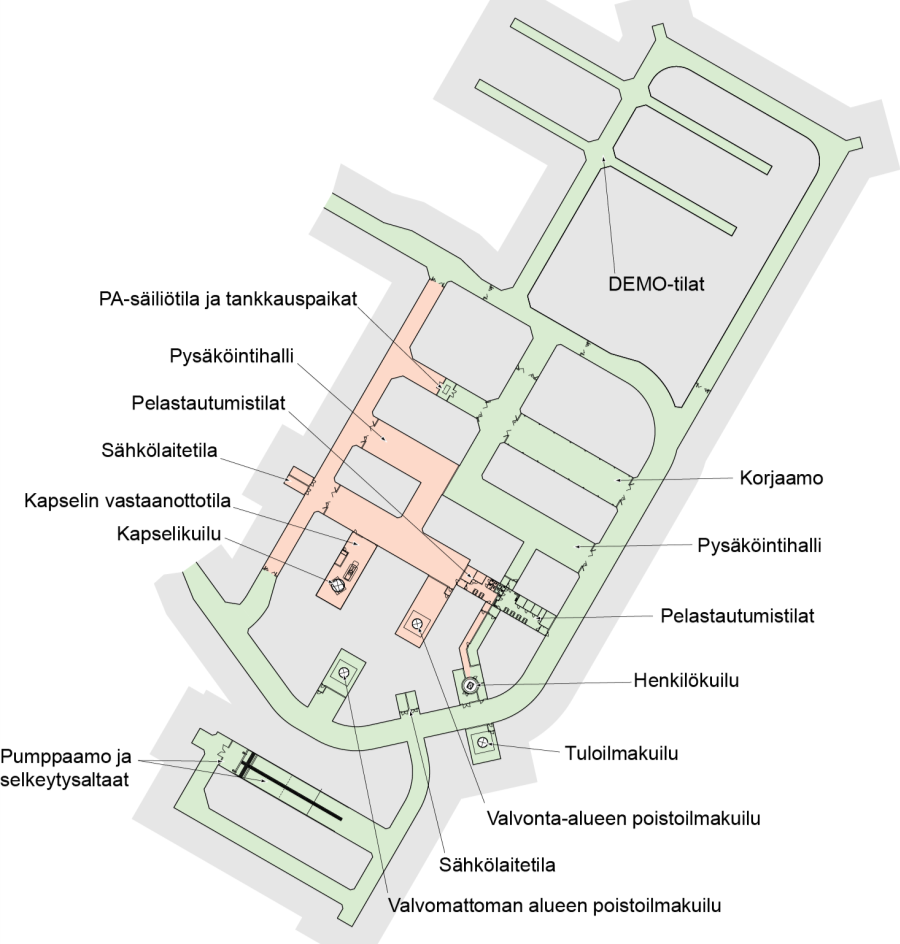 61 4 TEKNISET TILAT Teknisten tilojen uudelleensuunnittelua käynnistettiin vuoden 2007 alussa. Osa vanhoista tilojen suunnitteluperusteista oli muuttunut.