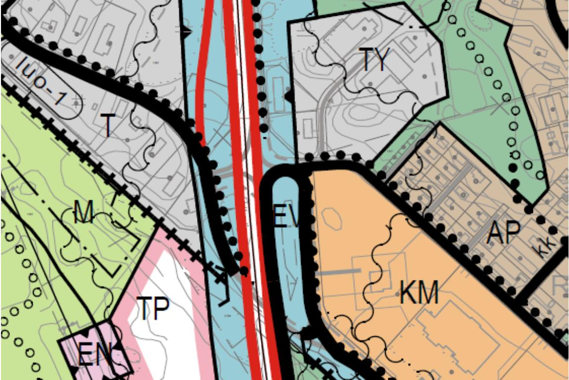 6 KUVAT 2 ja 3 Otteet Äänekoski 2030 osayleiskaavaluonnoksesta. Suunnittelualueiden likimääräinen sijainti osoitettu keltaisella soikiolla. Asemakaava Suunnittelualueella 1. on voimassa 20.5.
