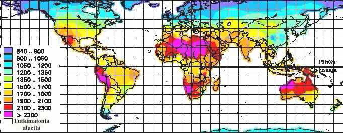 Aki Mäki OPINNÄYTETYÖ 7 (35) 2.2 Auringon säteet maahan /3, 6, 4/ Maanpinnalle saapuva auringon säteily voidaan jakaa suoraan auringonsäteilyyn, hajasäteilyyn sekä ilmakehän vastasäteilyyn.