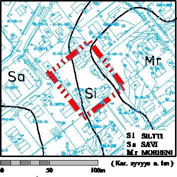 Asemakaavan muutos, nro 002109, 28.2..2011 Maaperä Alueen maaperä on savea (Sa) ja silttiä (Si). Rakennettu ympäristö Kaupunkikuva Alue on toteutunut yhden tai kahden perheen taloina.